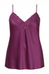 Top scollo a V con inserti in pizzo a tono Unica by Dorabella Uva-Taglia-Unica-Curvy-fino-alla-54