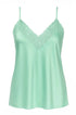 Top scollo a V con inserti in pizzo a tono Unica by Dorabella Acqua-Taglia-Unica-Curvy-fino-alla-54