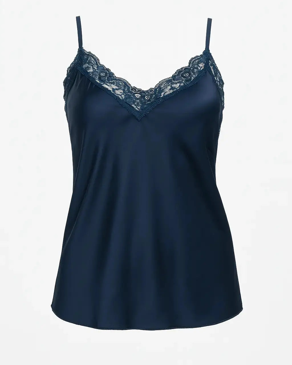 Top scollo a V con inserti in pizzo a tono Unica by Dorabella