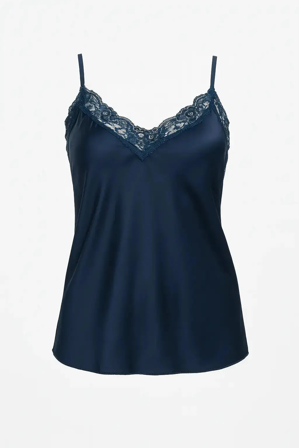 Top scollo a V con inserti in pizzo a tono Unica by Dorabella