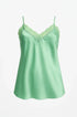 Top scollo a V con inserti in pizzo a tono Unica by Dorabella