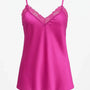 Top scollo a V con inserti in pizzo a tono Unica by Dorabella