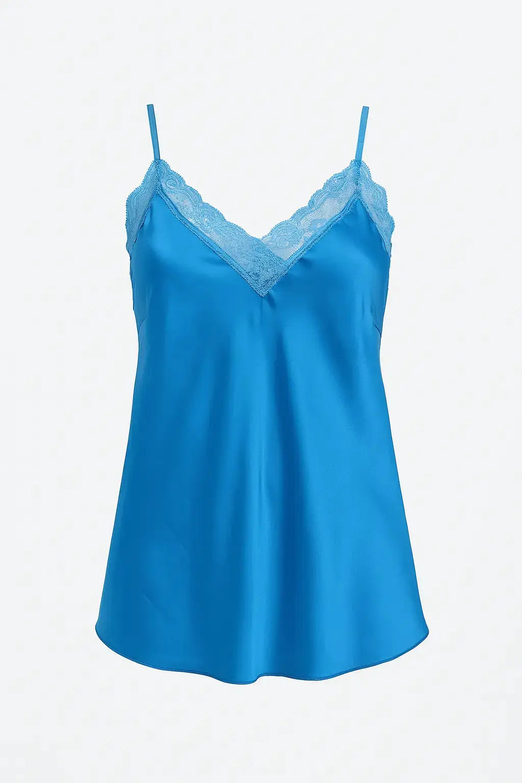 Top scollo a V con inserti in pizzo a tono Unica by Dorabella