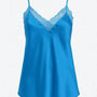 Top scollo a V con inserti in pizzo a tono Unica by Dorabella