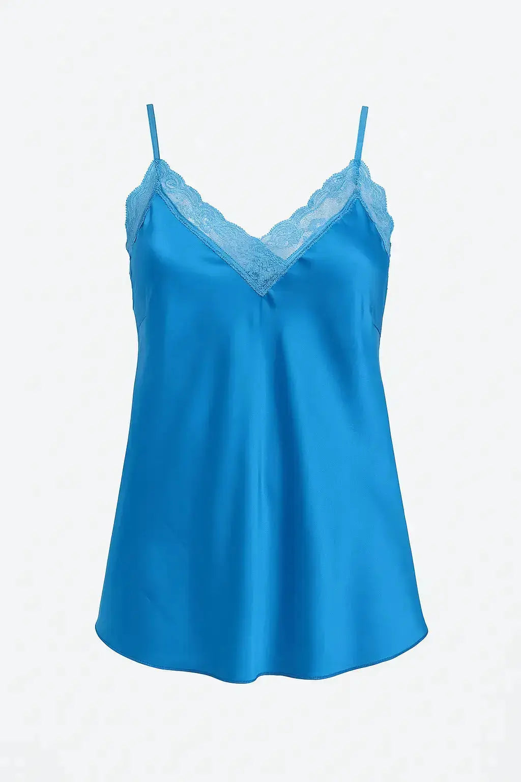 Top scollo a V con inserti in pizzo a tono Unica by Dorabella
