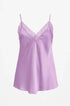 Top scollo a V con inserti in pizzo a tono Unica by Dorabella