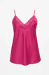 Top scollo a V con inserti in pizzo a tono Unica by Dorabella