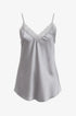 Top scollo a V con inserti in pizzo a tono Unica by Dorabella
