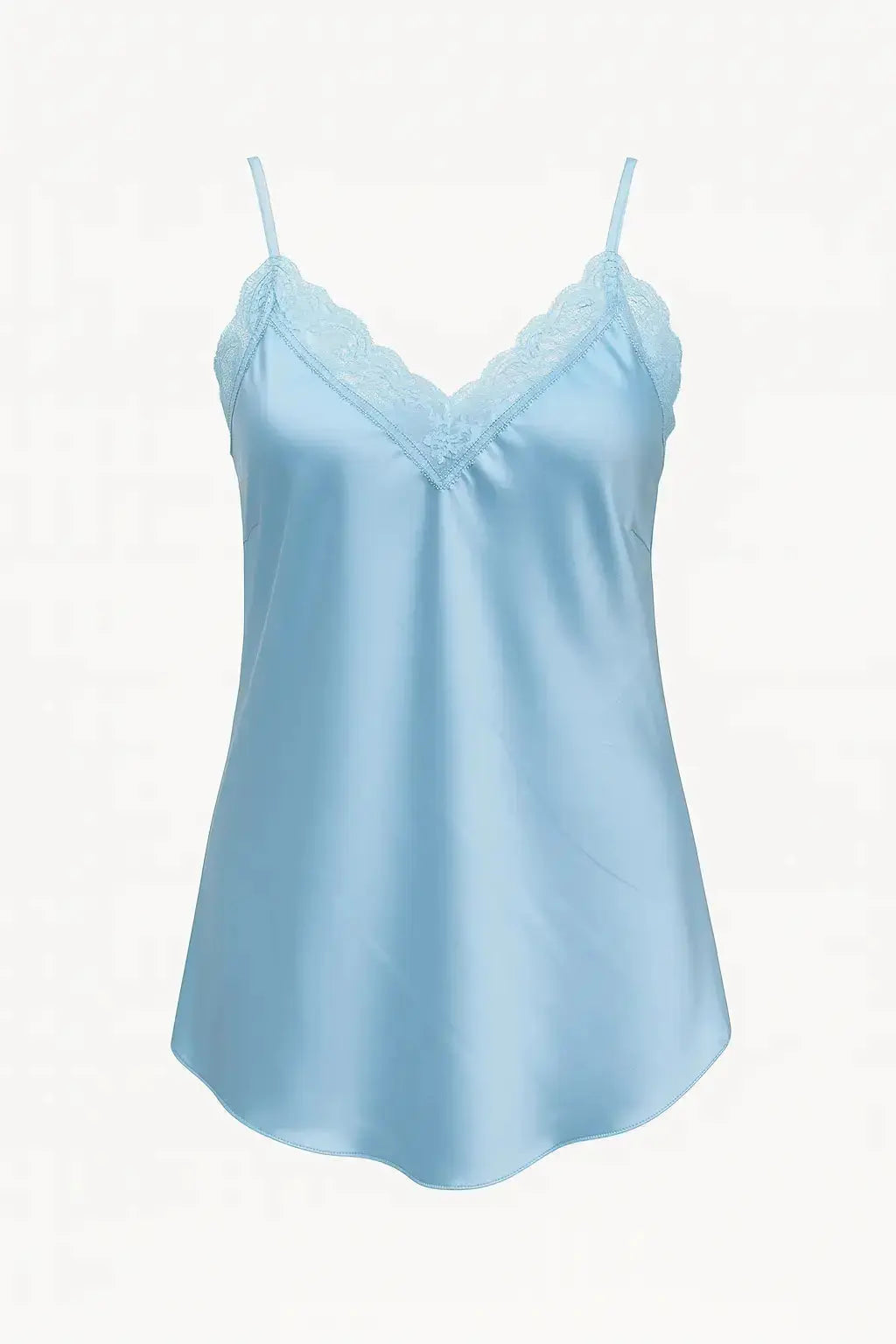 Top scollo a V con inserti in pizzo a tono Unica by Dorabella