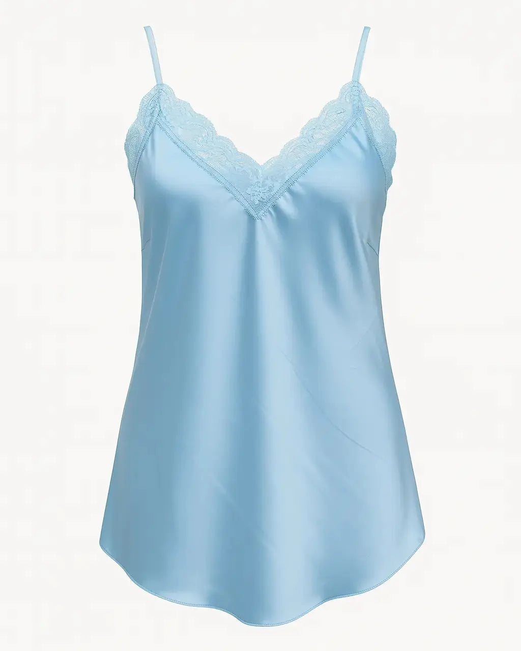 Top scollo a V con inserti in pizzo a tono Unica by Dorabella