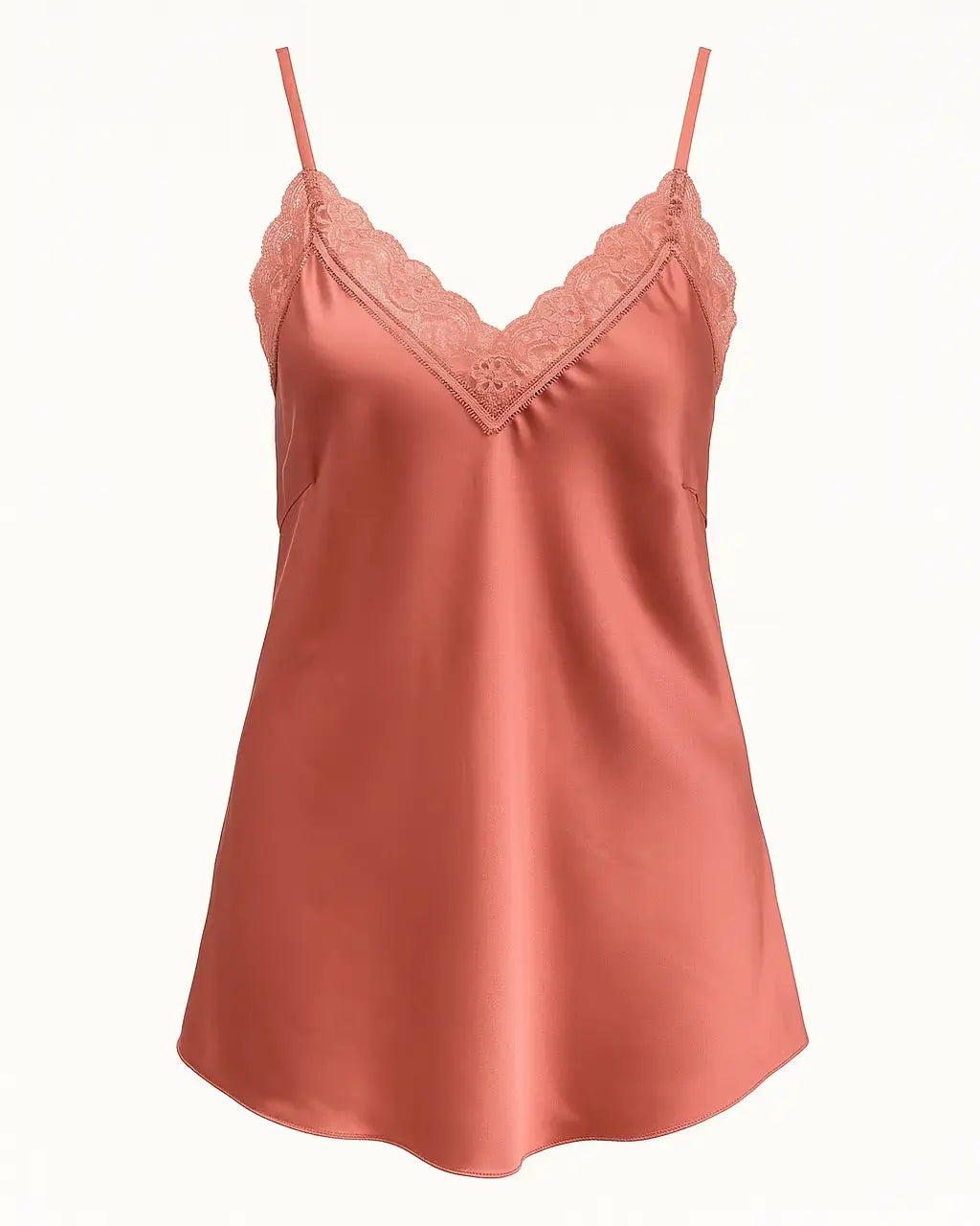 Top scollo a V con inserti in pizzo a tono Unica by Dorabella