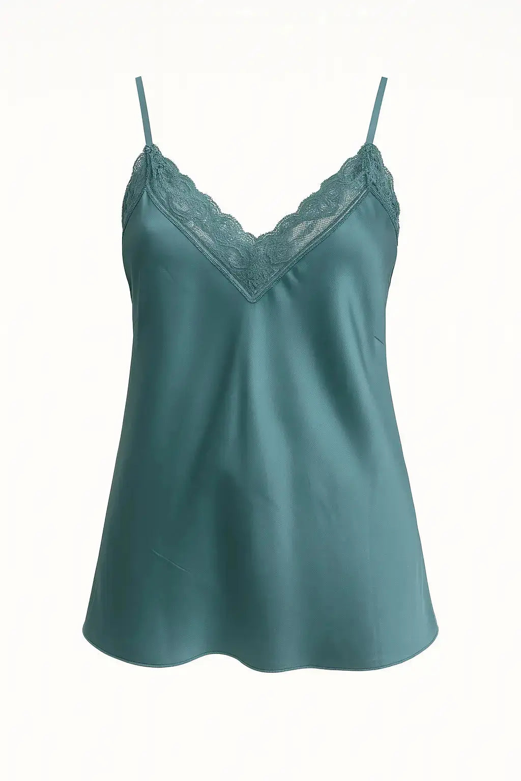 Top scollo a V con inserti in pizzo a tono Unica by Dorabella