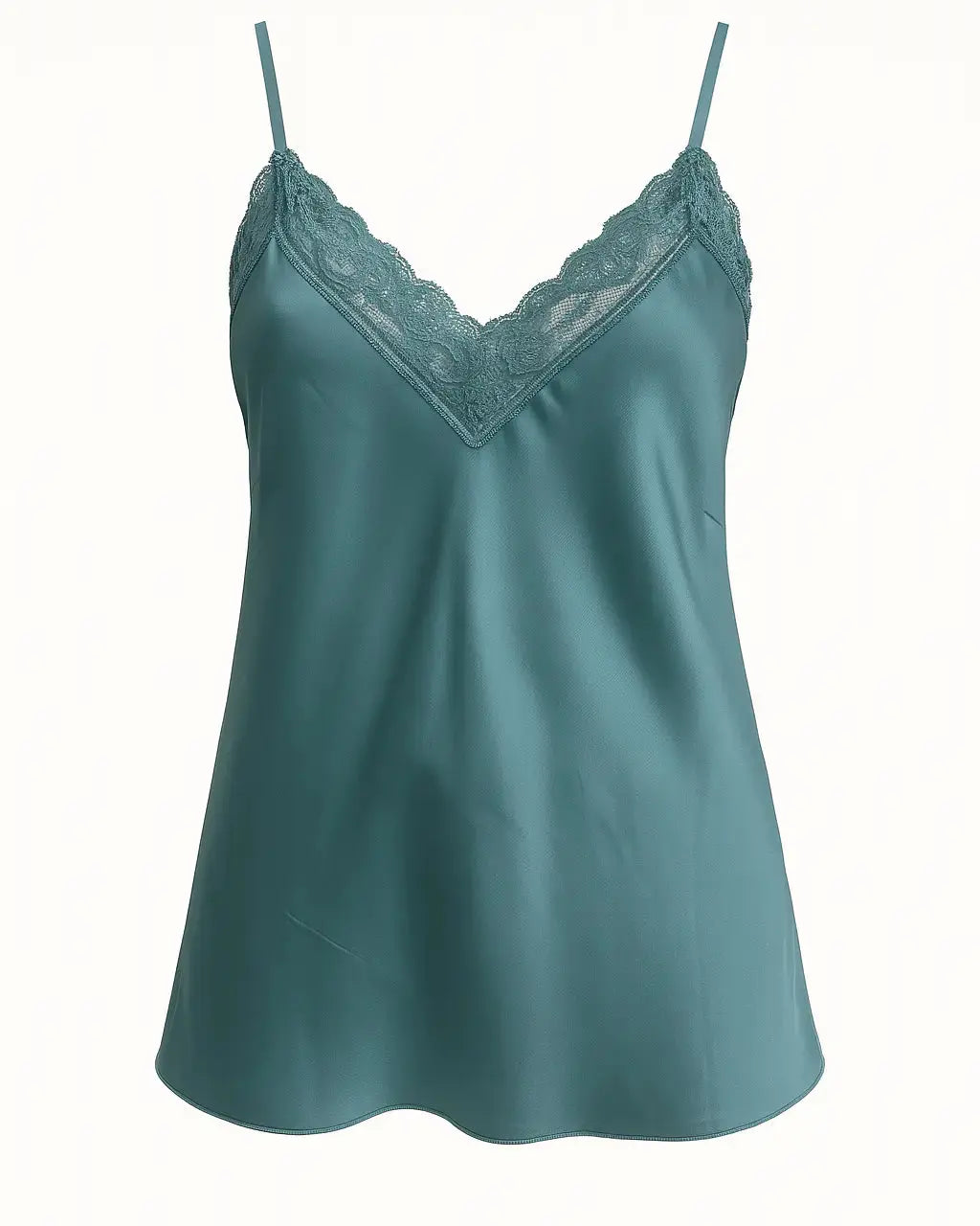 Top scollo a V con inserti in pizzo a tono Unica by Dorabella