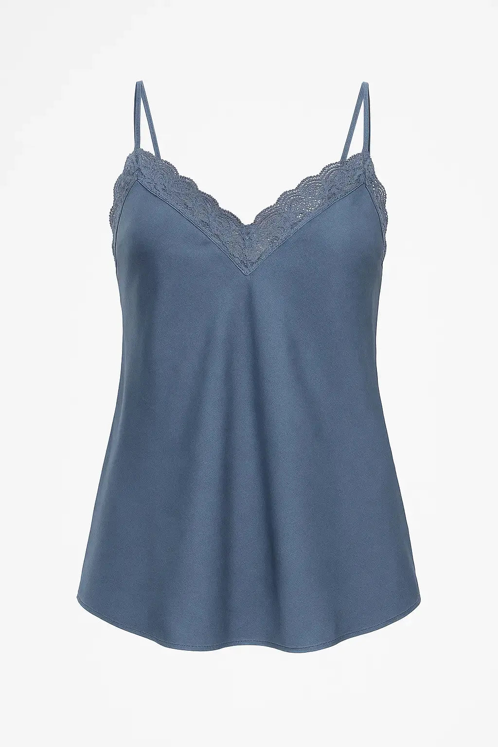 Top scollo a V con inserti in pizzo a tono Unica by Dorabella