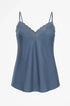 Top scollo a V con inserti in pizzo a tono Unica by Dorabella