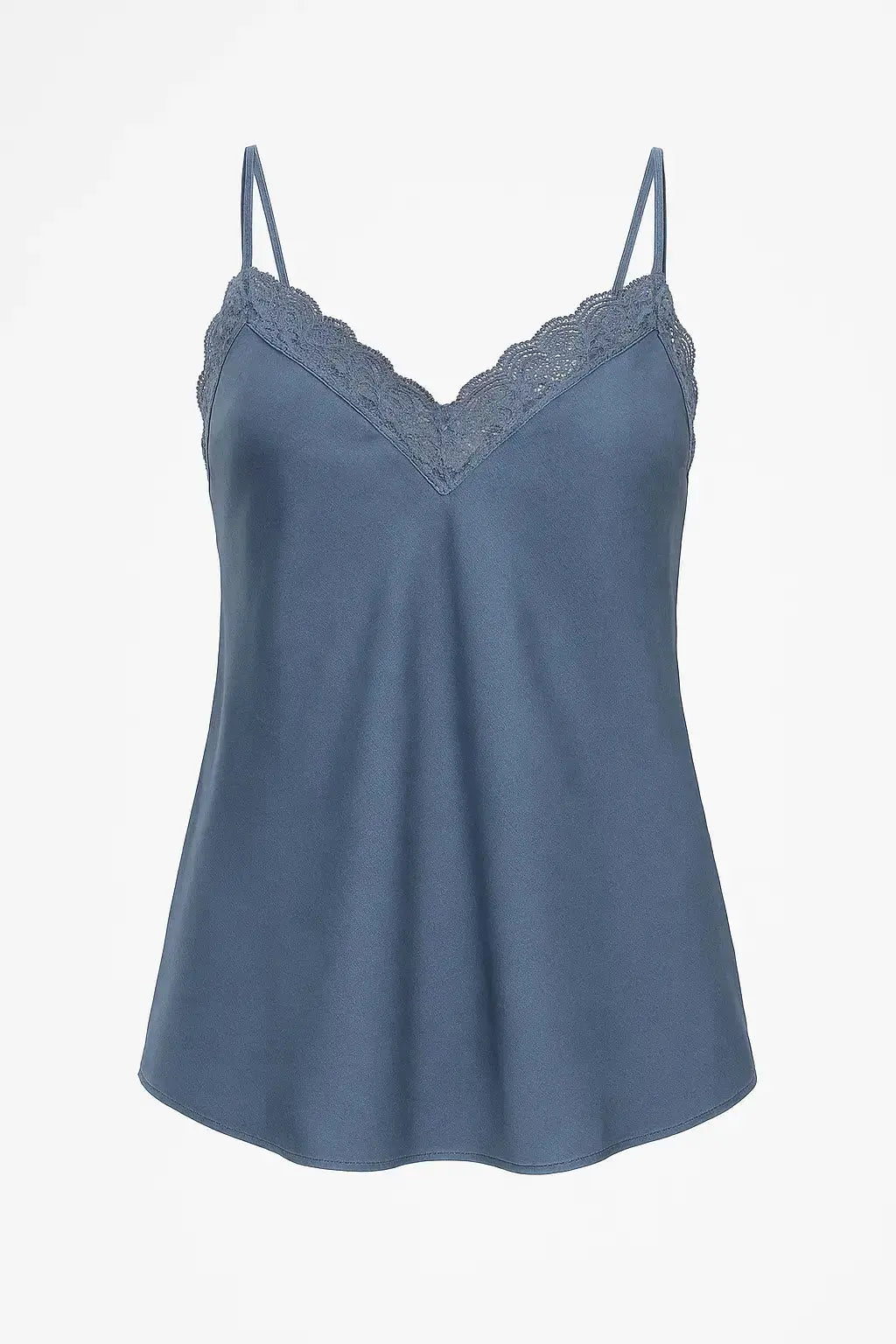 Top scollo a V con inserti in pizzo a tono Unica by Dorabella