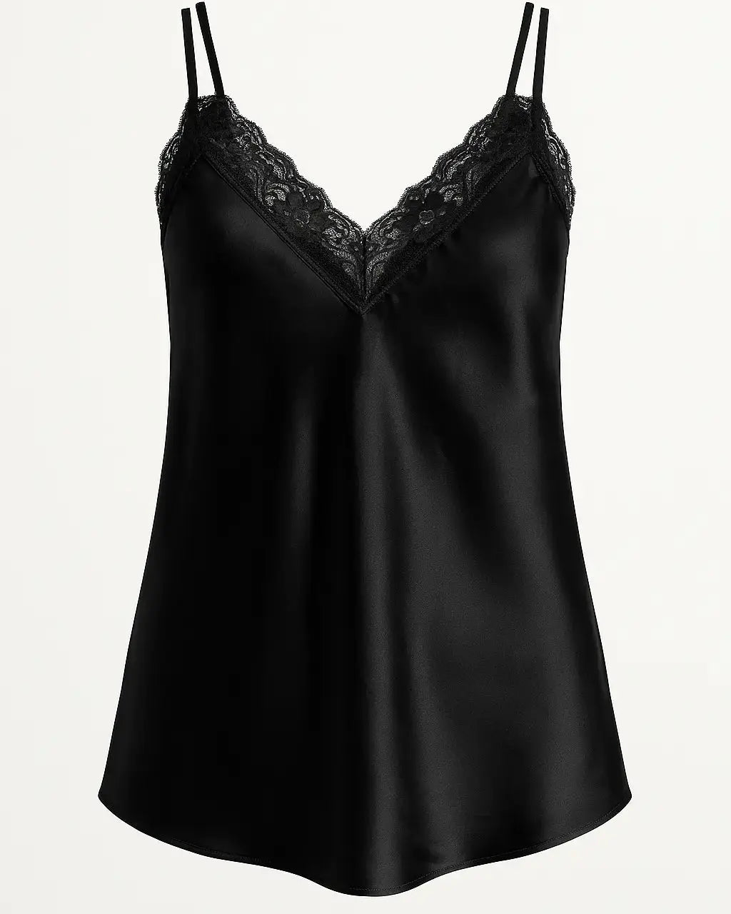 Top scollo a V con inserti in pizzo a tono Unica by Dorabella