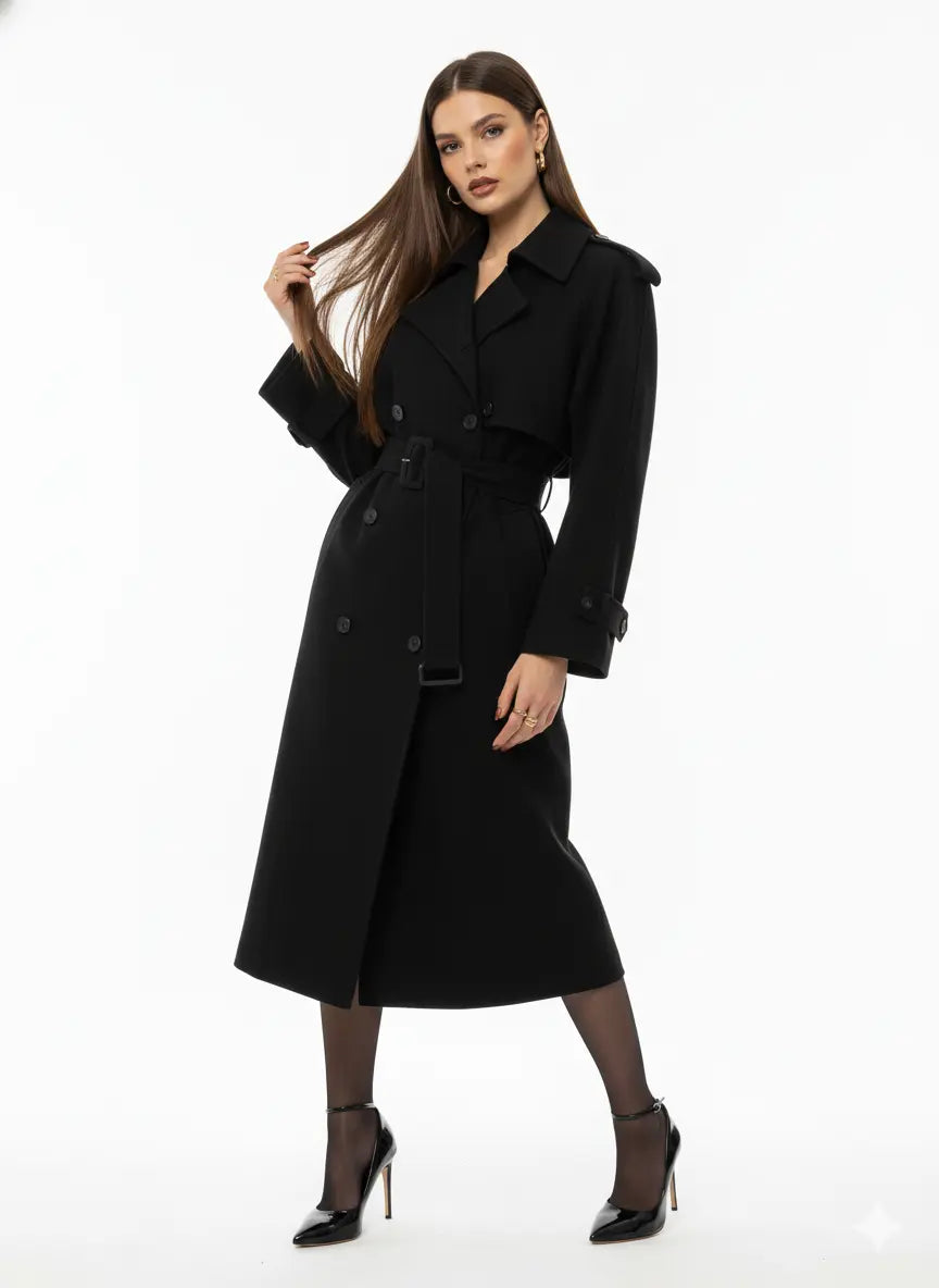 Trench con cintura UNICA by Ironica