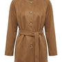 Trench in suede DORABELLA PIU'