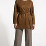 Trench in suede DORABELLA PIU'