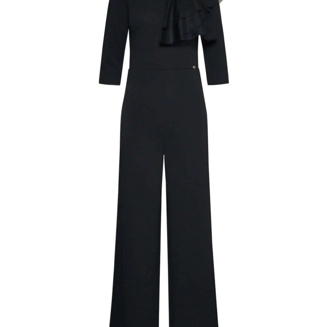 Tuta con rouches NERO IRONICA XL