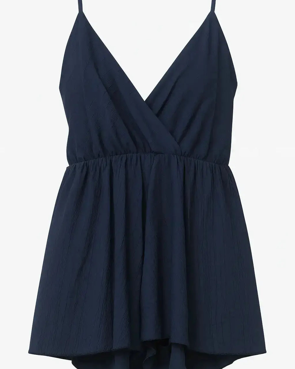Tuta estiva con spalline sottili e shorts ampi Unica by Dorabella Taglia-unica-44-46-o-M-L-Deep-Blue-Navy