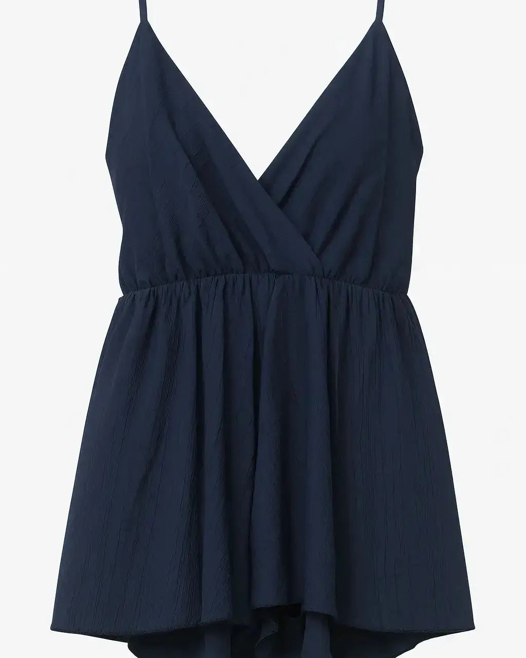 Tuta estiva con spalline sottili e shorts ampi Unica by Dorabella Taglia-unica-44-46-o-M-L-Deep-Blue-Navy