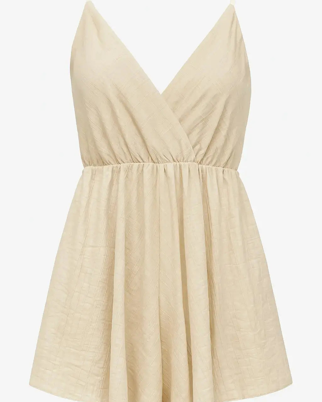 Tuta estiva con spalline sottili e shorts ampi Unica by Dorabella Taglia-unica-44-46-o-M-L-Sabbia