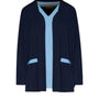 Twinset con spolvero e top bicolor BLU DORABELLA PIU'