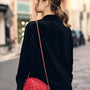 Twinset in velluto con inserti ricamati NERO DORABELLA PIU'