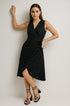 Wrap dress a pois con fondo gonna a palloncino Unica by Dorabella