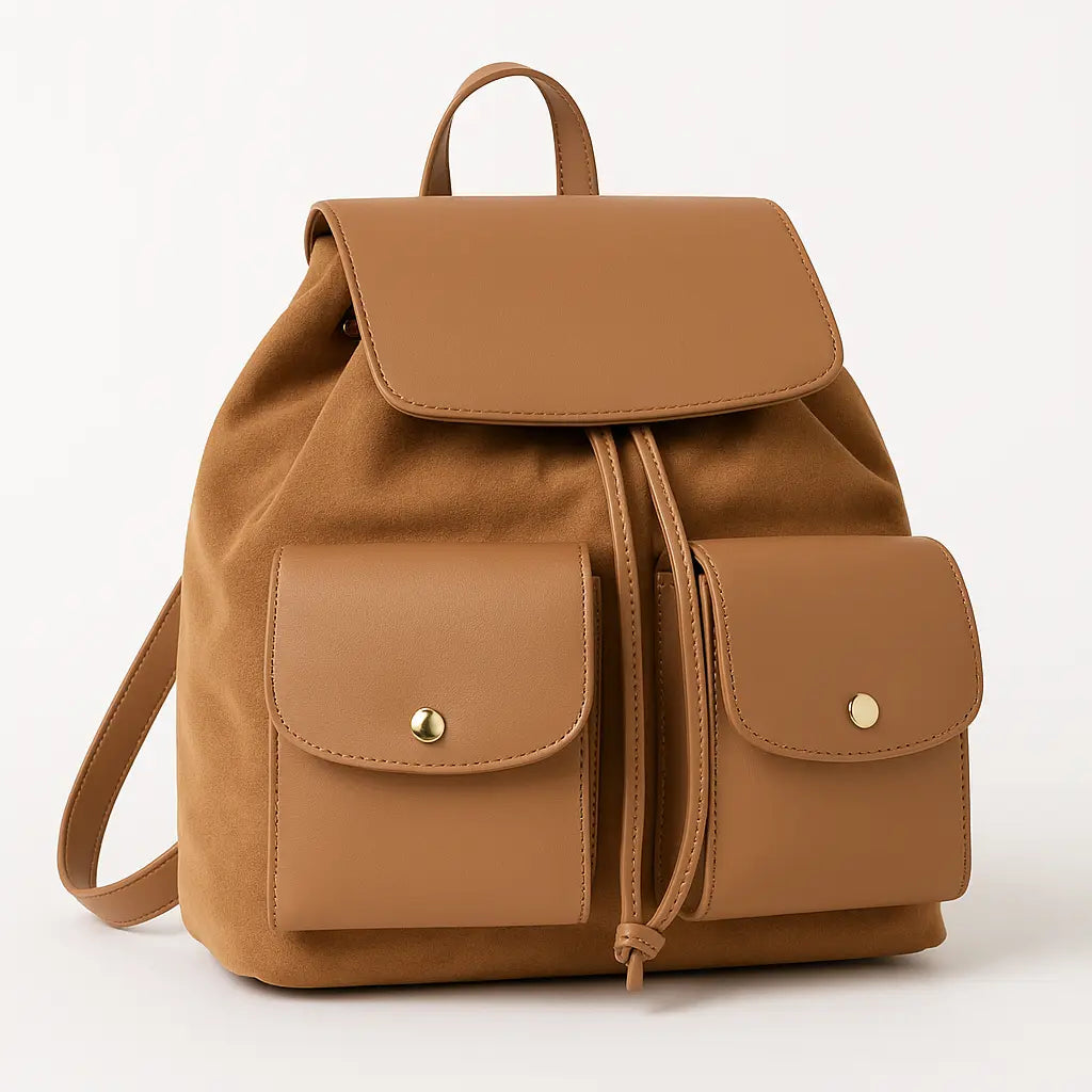 Zaino in suede Dorabella