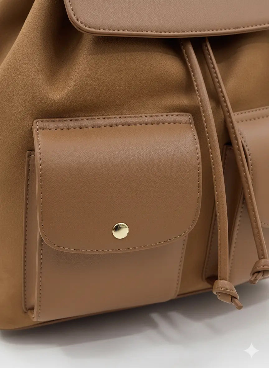 Zaino in suede Dorabella