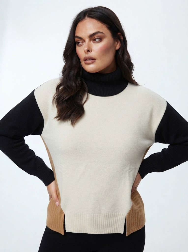 Maglia girocollo linea a scatola