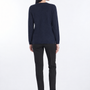 Cardigan con bottone gioiello - retro