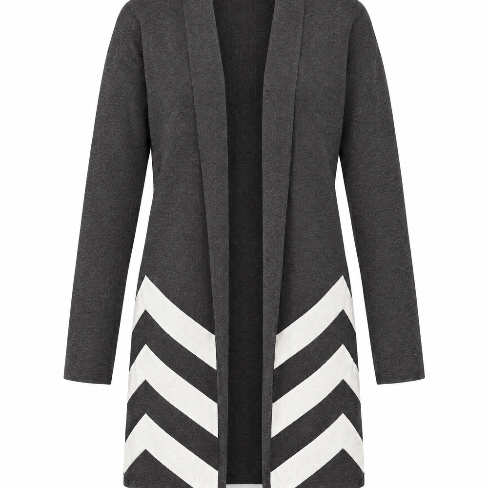 Cappotto maglia ANTRACITE - still life