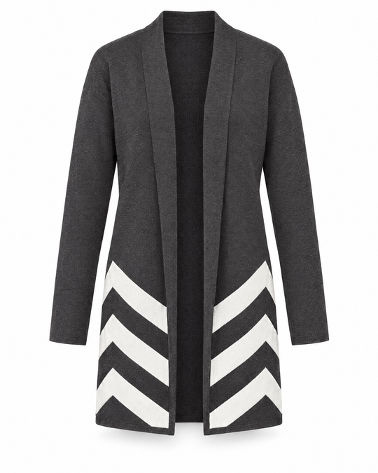 Cappotto maglia ANTRACITE - still life