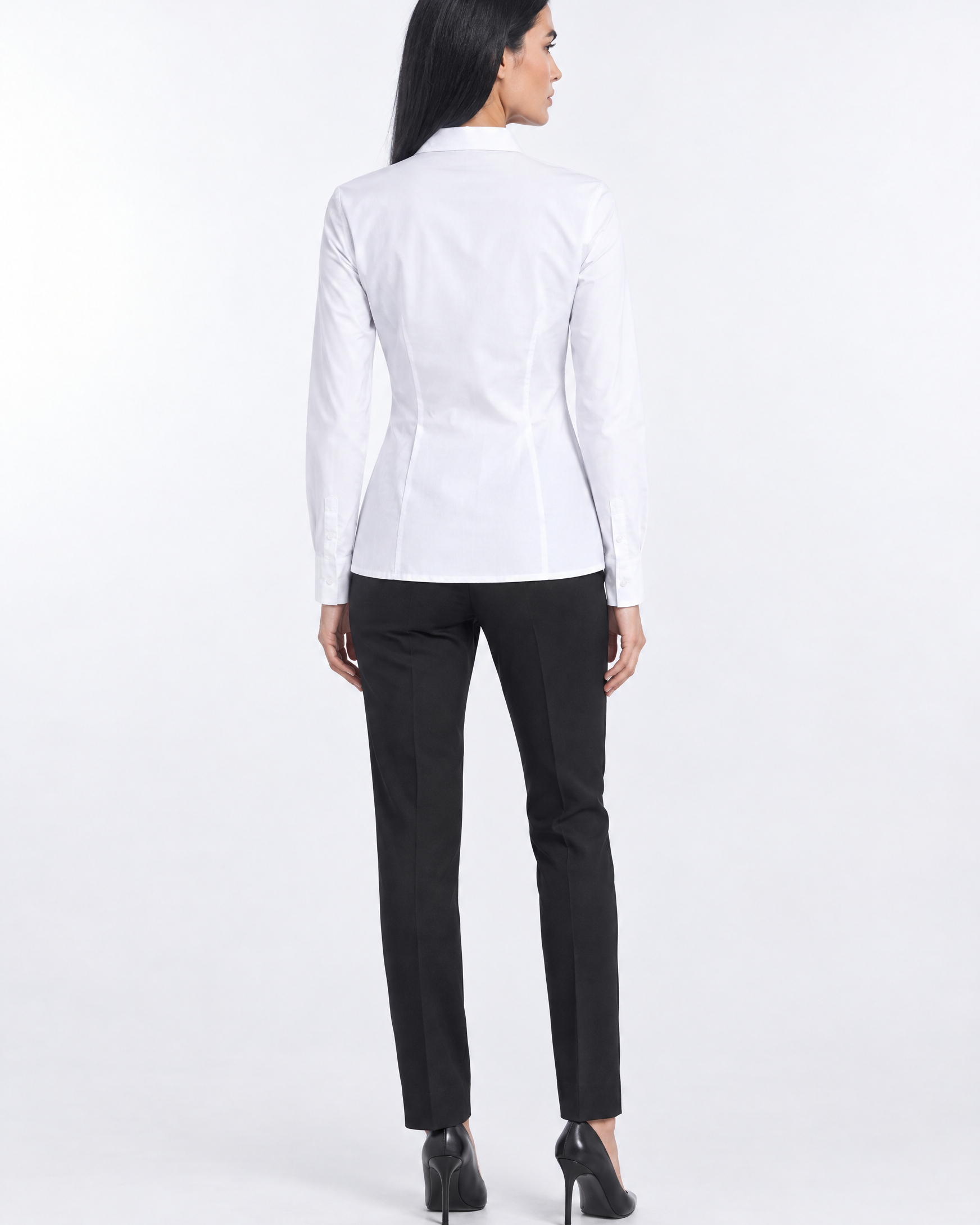 Camicia slim fit con pinces - retro