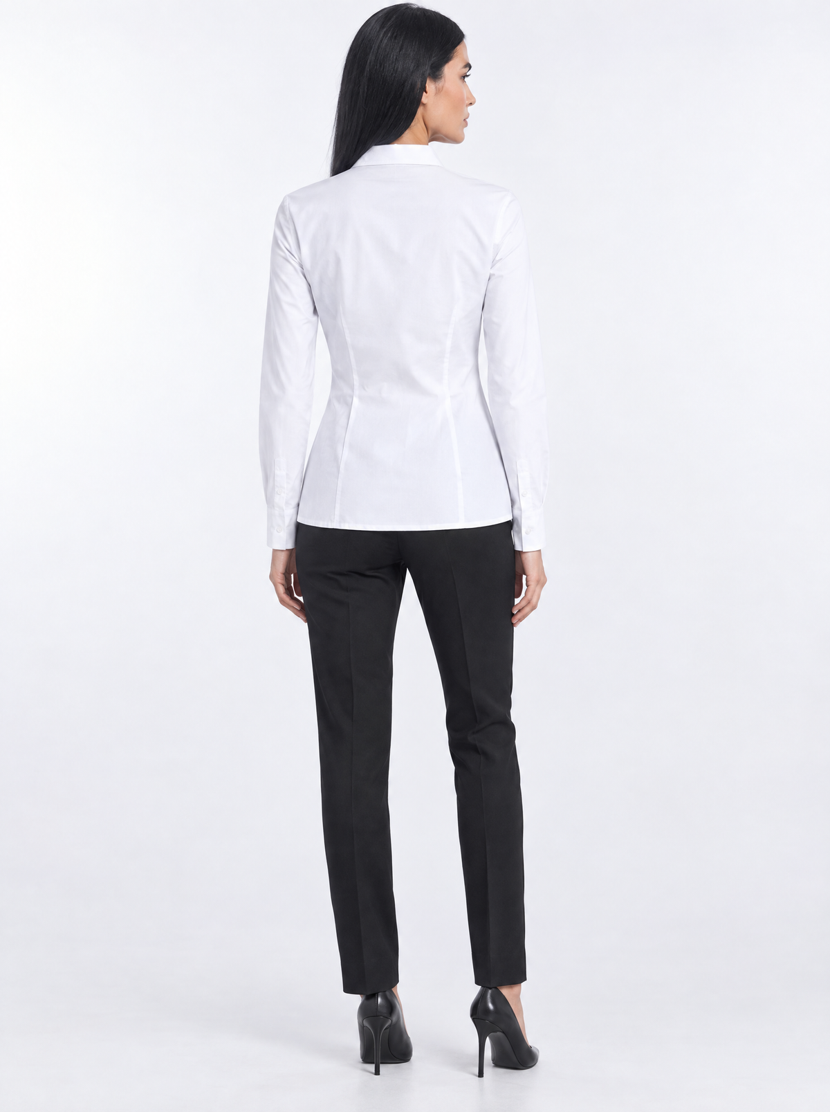 Camicia slim fit con pinces - retro