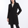 Cappotto midi monopetto con bottoni - tre quarti