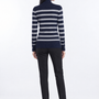 Maglia lupetto a righe - retro