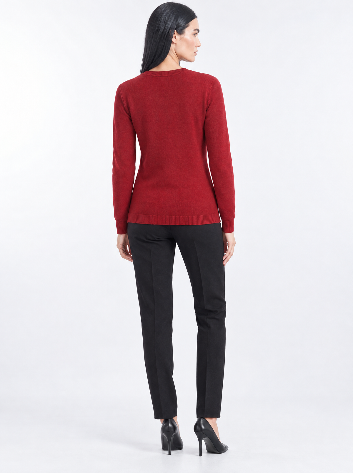 Maglia girocollo color block - retro
