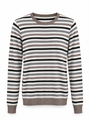 Maglia righe con collo staccabile - still life senza collo