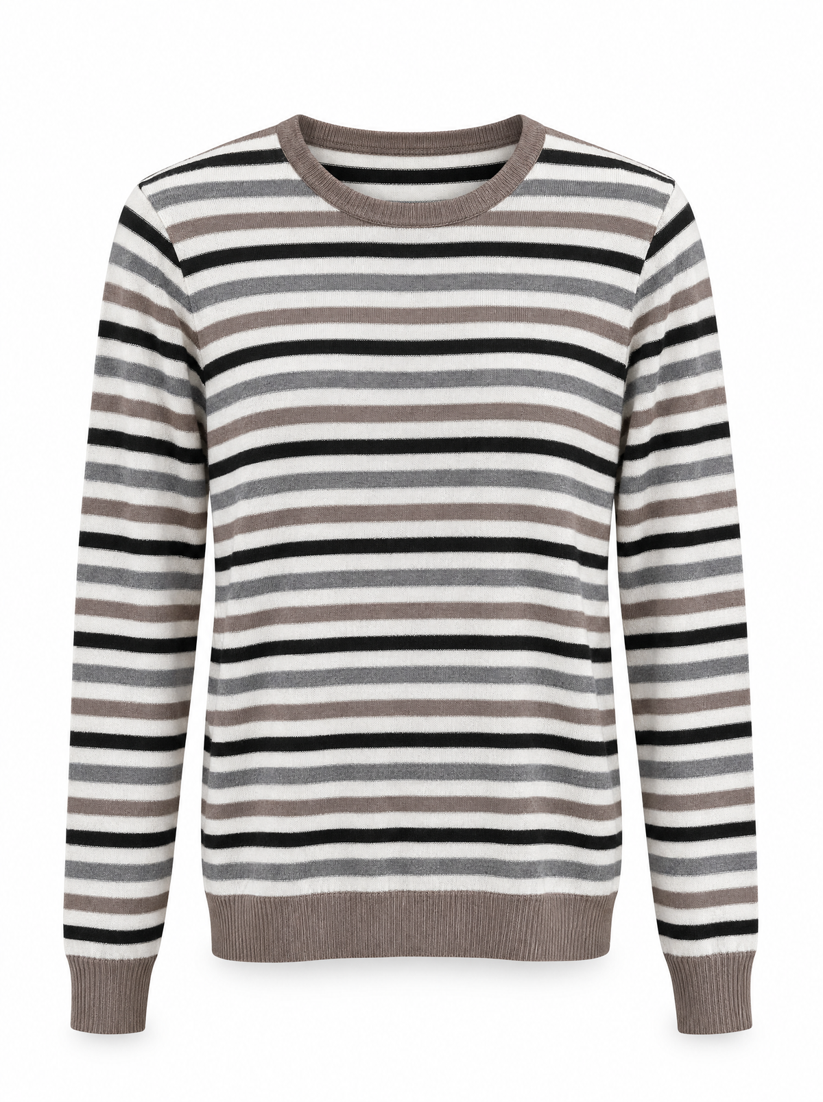 Maglia righe con collo staccabile - still life senza collo