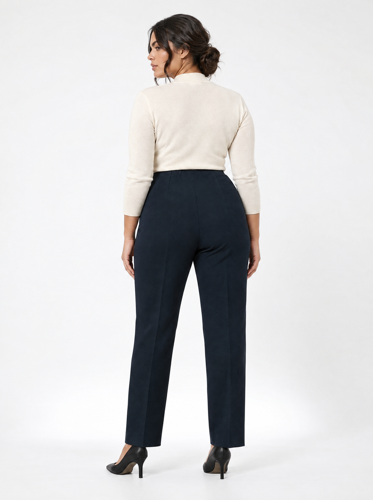 Pantalone basic BLU - retro
