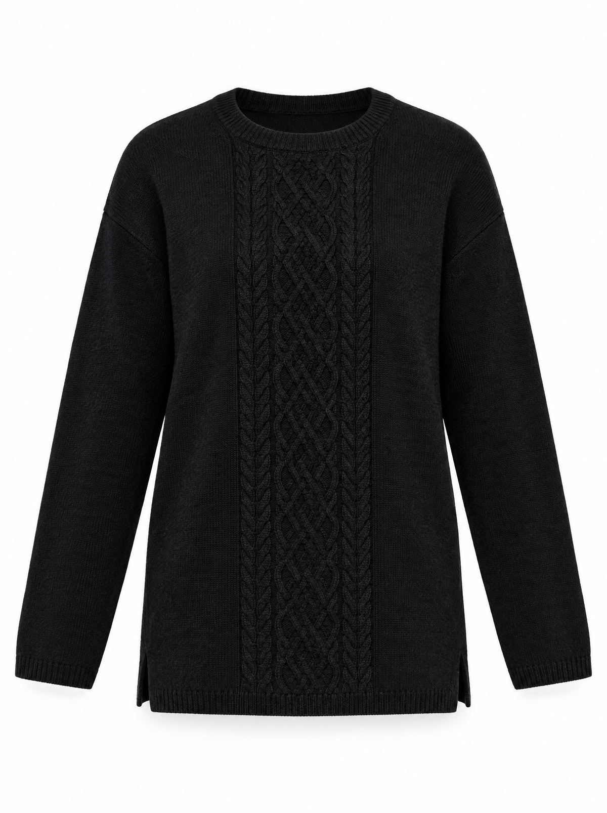 Maglia jacquard NERO A - still life