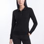 POLO D.M/VISCOSA BLACK - tre quarti