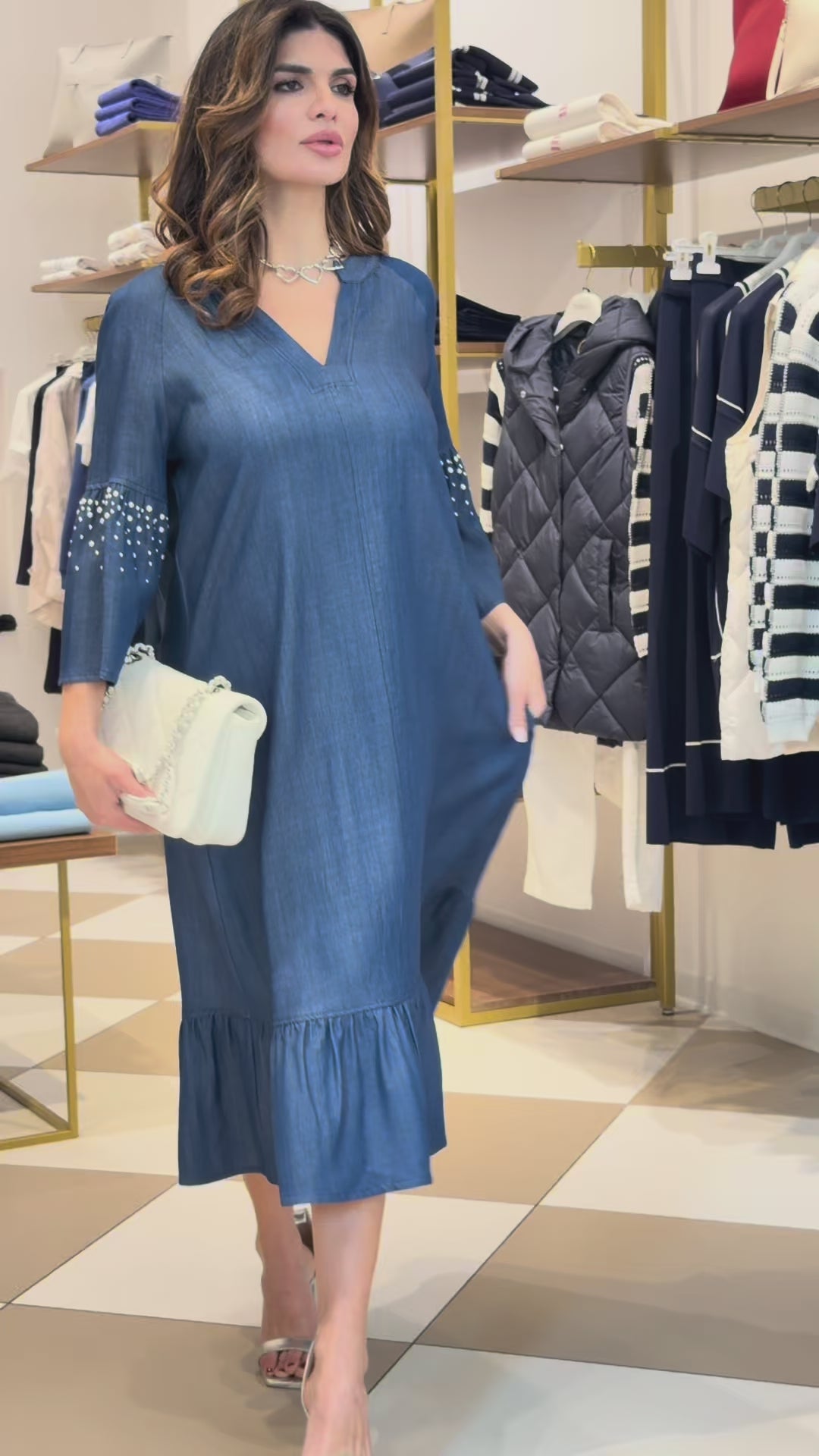 Abito in Chambray