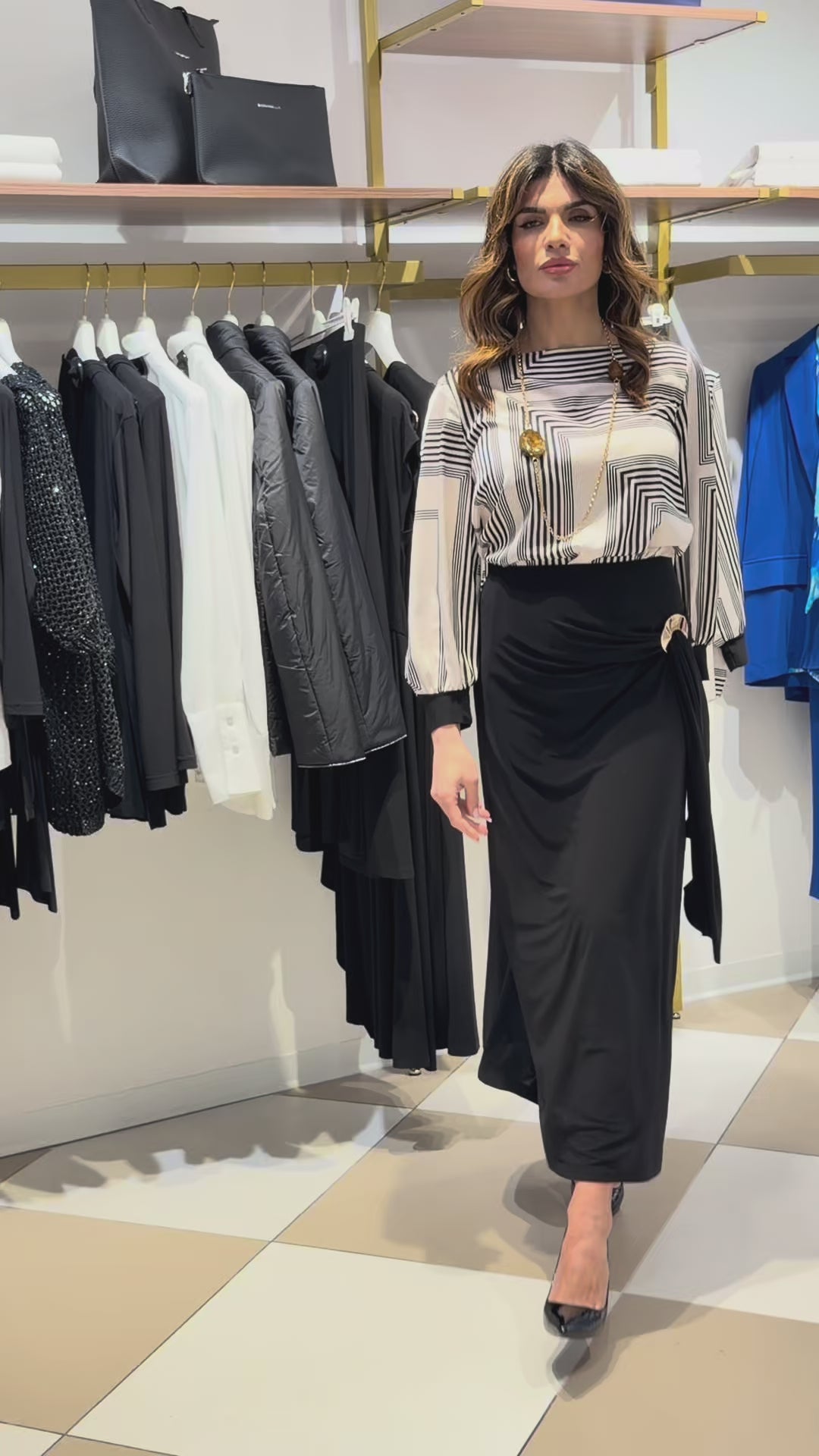 Blusa geometrica