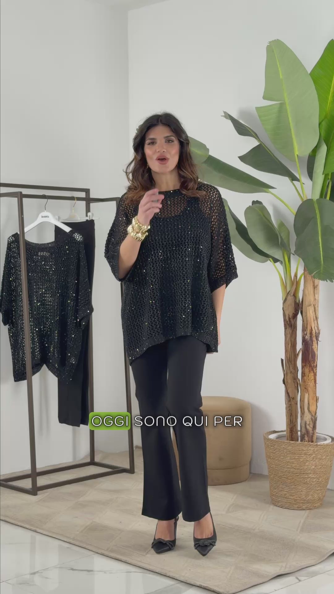 Maglia traforata